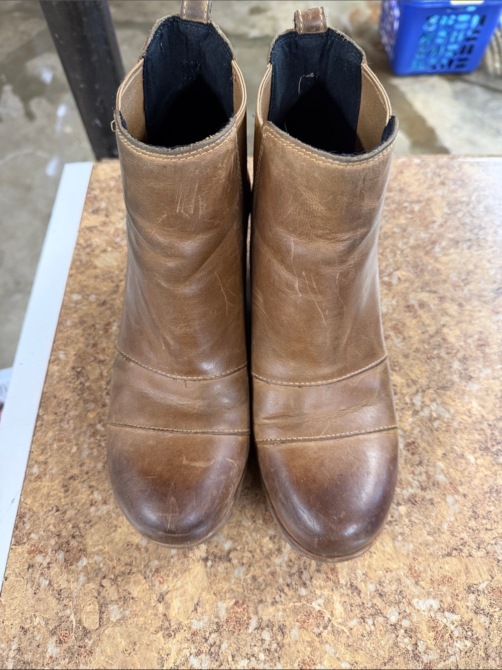 Sorel Women’s Brown Leather Ankle Boots